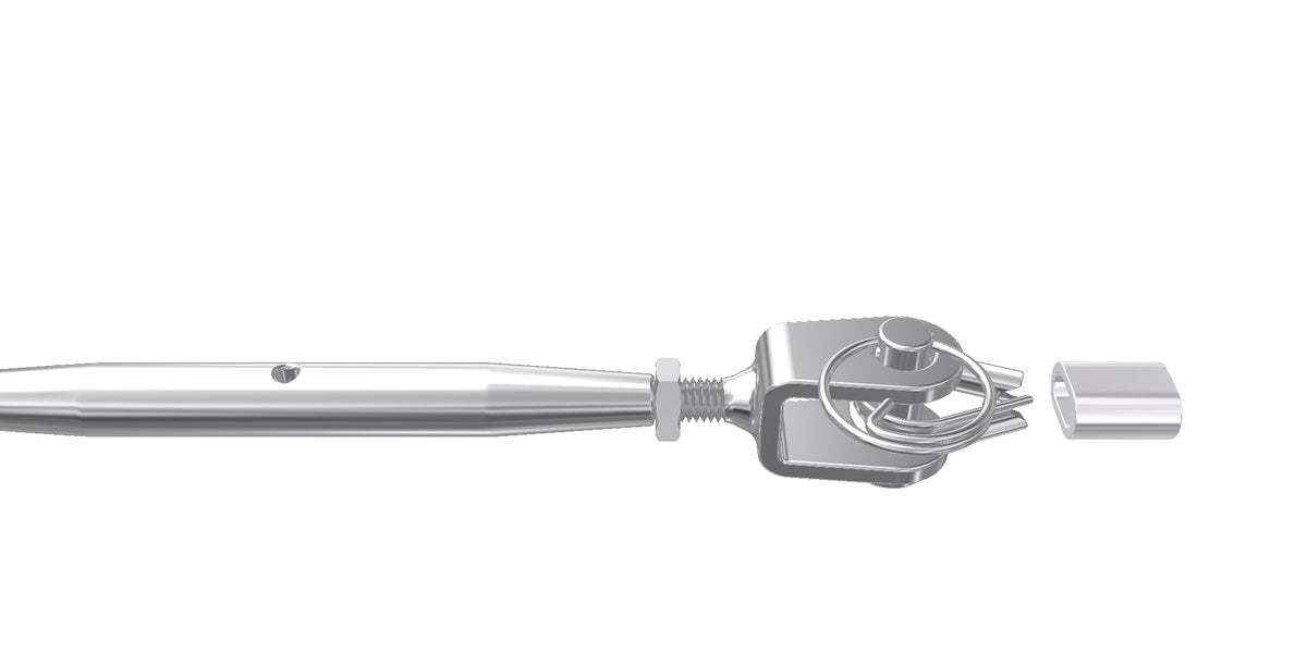 System D - Customer Swaged Rigging Screw with Jaw / Jaw System ...