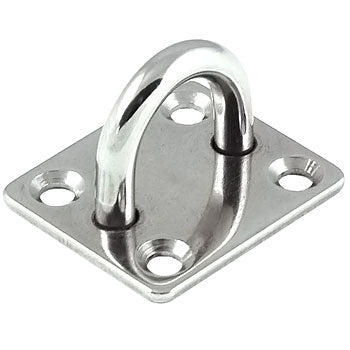 6x35x40mm Square Plate with 20mm Eye