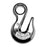 1/4" US Eye Grab Hook, BL 2600Kg