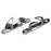 Angled fairleads (pair) 120mm long x 23mm high, 110g - opening 12mm