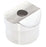 Perpendicular Tube Support, Corner Mitre, Round Rail 1.6x50.8mm Mirror