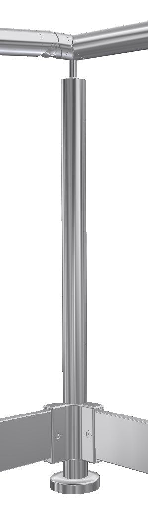 Post assembly, MARS system, corner post, ramp to landing