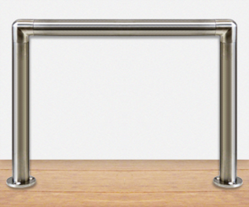 Hand Rail Kit Type 1, for Horizontal Handrail with Flush Joiners, for 50.8mm x 1.6mm tube, Satin Finish