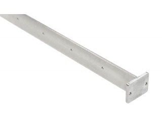 Post, Intermediate, Flat Bar 40mm x 5mm, top and bottom plate, Standard 11 holes and 960mm high, Satin Finish