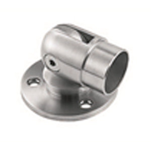 Adjustable Base Plate (Pin Type) for 1.6 x 50.8mm handrail. Mirror Finish