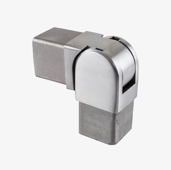 Adjustable Joiner Vertical, for 21mm x 25mm Rectangular Slotted Tube, Mirror Polish