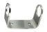Post Wall Bracket - C Shaped, suits 38.1mm tube, Satin Finish