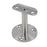 Slimline Rail Support, Round Top, 1.6mm x 38.1mm, Satin Finish