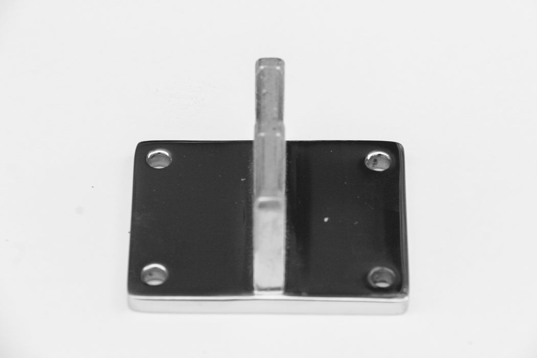 End Plate, suits 50 x 10 Rectangular Hollow Section, Mirror Polish