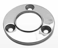 Round Base Plate, 6mm thick, for 50.8mm tube, Mirror Polish