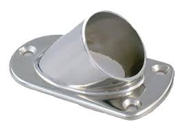 Oblong Wall Plate, 37° Socket 38.1mm Mirror Polish