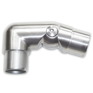MItre Corner Adjustable Elbow (Ball Type). 3.0x38.1mm/1.6x38.1mm tube. Mirror Polish