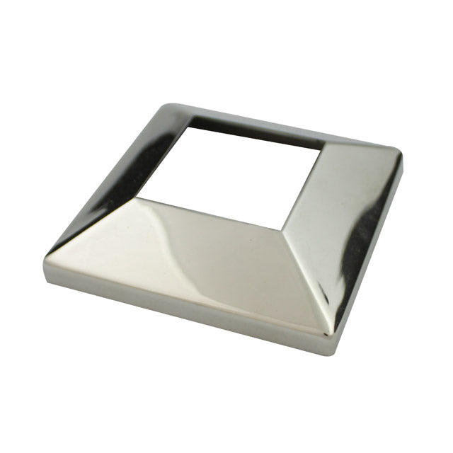 Cover Plate, 50mm square tube, Mirror Polish