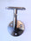90° Adjustable Elbow Handrail Bracket, Round Top 50.8mm. Mirror Polish