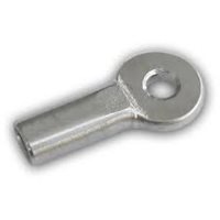 Stainless Eye Terminal for Swaging 2x1.2mm Strands of Stainless Wire Rope