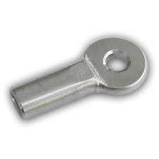 Stainless Eye Terminal for Swaging 2x2.0mm Strands of Stainless Wire Rope