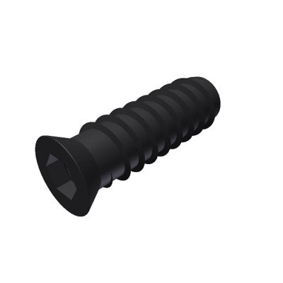 Countersunk Timber Insert, M6 Right Hand Thread, SS316 Black Finish