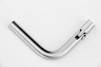 90° Adjustable Elbow Handrail Bracket, Satin Finish, Arm Only