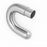 Extended Elbow Fitting - Short with tube insert. 50.8 x 1.6mm tube. L=135mm W=200mm Mirror Polish
