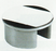 End Cap for 1.6mm x 50.8mm Single Slotted Tube for glass. Mirror Polish