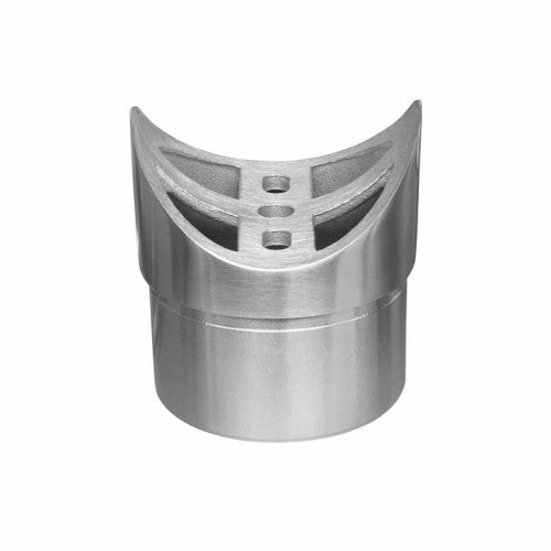 Perpendicular Tube Support, Round Rail 3.0x50.8mm Mirror