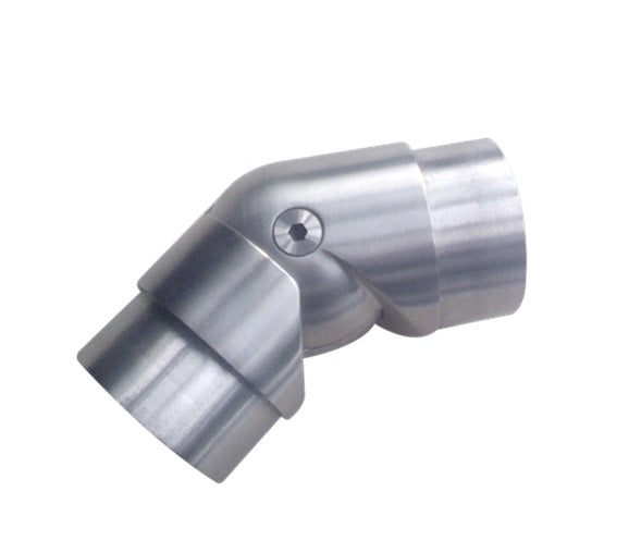 Adjustable Elbow Joiner - Ball Type. 50.8mm x 1.6mm tube. Mirror Polish