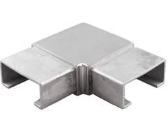 Corner Square Mitre Tube Joiner 1.6x50.8mmX25,Rectangular, Mirror Polish