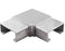 Corner Square Mitre Tube Joiner 1.6x50.8mmX25,Rectangular, Mirror Polish