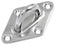 50x80mm Diamond Plate with 18mm Eye