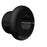 Nylon Grommet Split Type, Black, 9mm O.D. x 6mm long, suits wire rope 3.2-5.0mm