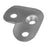 Cradle Only-38.1 x Corner, Round Top, Mirror Polish