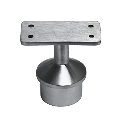 Flat Top Fixed Post Saddle Inserts Into 3.0mm x 50.8mm Tube. Satin Finish
