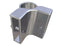 Kerb Rail Clamp, SS316, Corner Bracket for 50.8mm round posts, to suit RHS 100x20 Kerb Rail. MARS-KRC-50R-100-20-CNR