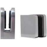 Glass Clamp: Square 8/10/12 mm Flat Back Mirror Polish, Square 55x55