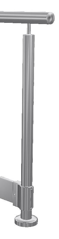 Post assembly, MARS system, end post ramp, end cap