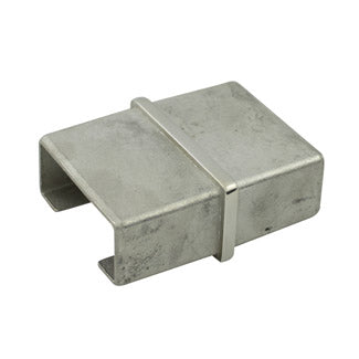 Straight Tube Joiner 50 x 25mm Satin