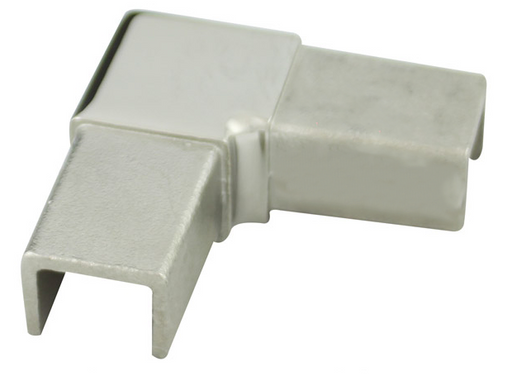 Corner Joiner, 90°, for 21mm x 25mm Rectangular Slotted Tube, Mirror Polish
