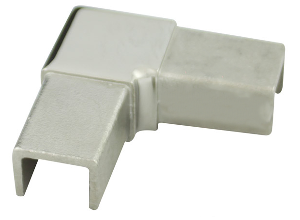 Corner Joiner, 90°, for 21mm x 25mm Rectangular Slotted Tube, Mirror Polish