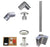 Post assembly, MARS system, corner post, ramp to landing