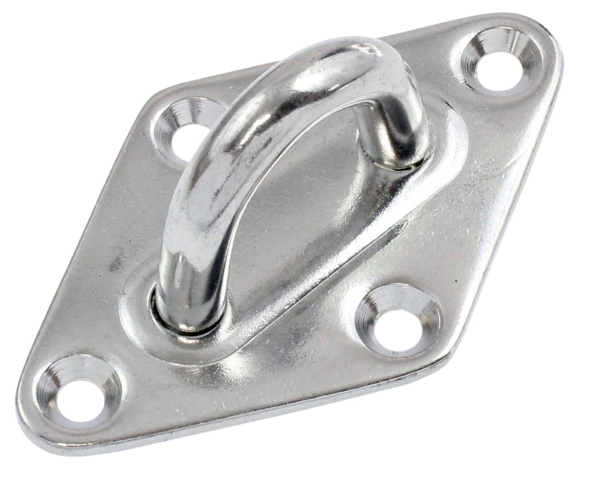 40x64mm Diamond Plate with 15mm Eye