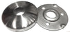 Welded base and cover to suit 19mm round, Satin Finish