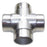 4-Way Flush Joiner for 1.6mm x 38.1mm tube. Mirror Polish
