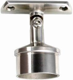 Adjustable Post Saddle, Round Top, 50.8mm x 3.0mm tube. Satin Finish