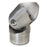 Adjustable Perpendicular Tube Support.  50.8mm x 3.0mm tube.  Satin Finish