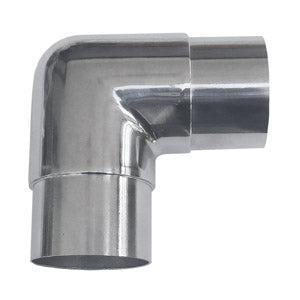 90 Degree Mitre Corner. 3.0/1.6mm x 50.8mm Tube. Satin Finish