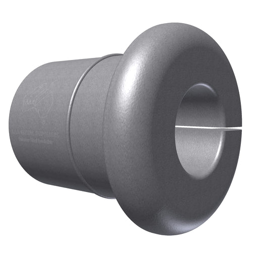 Nylon Grommet Split Type, Silver, 9mm O.D. x 10mm long, suits wire rope 3.2-5.0mm