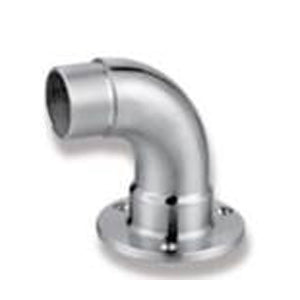 Round Elbow Wall Plate for 1.6 x 38.1mm round tube. Mirror Polish