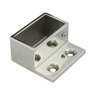 Wall End Bracket for 50 x 25mm Mirror Polish