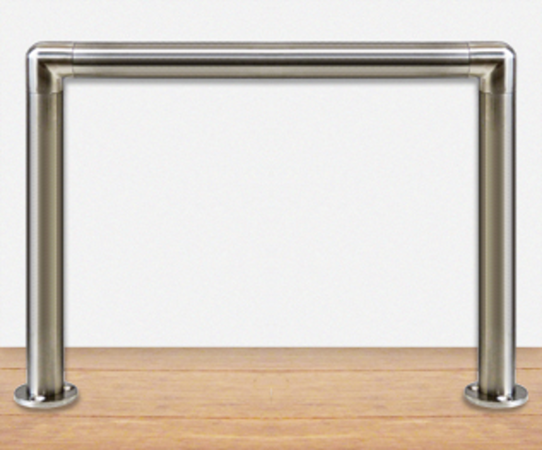 Hand Rail Kit Type 1, for Horizontal Handrail with Flush Joiners, for 50.8mm x 1.6mm tube, Satin Finish