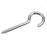 M6 Stainless Steel Cup Hook Overall Length 80mm; Jaw opening 10mm